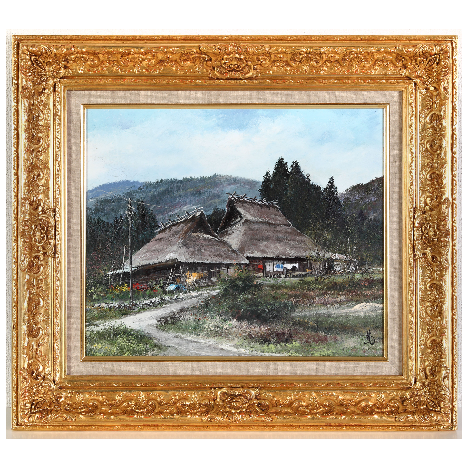 Картина «Район Мияма в Киото»